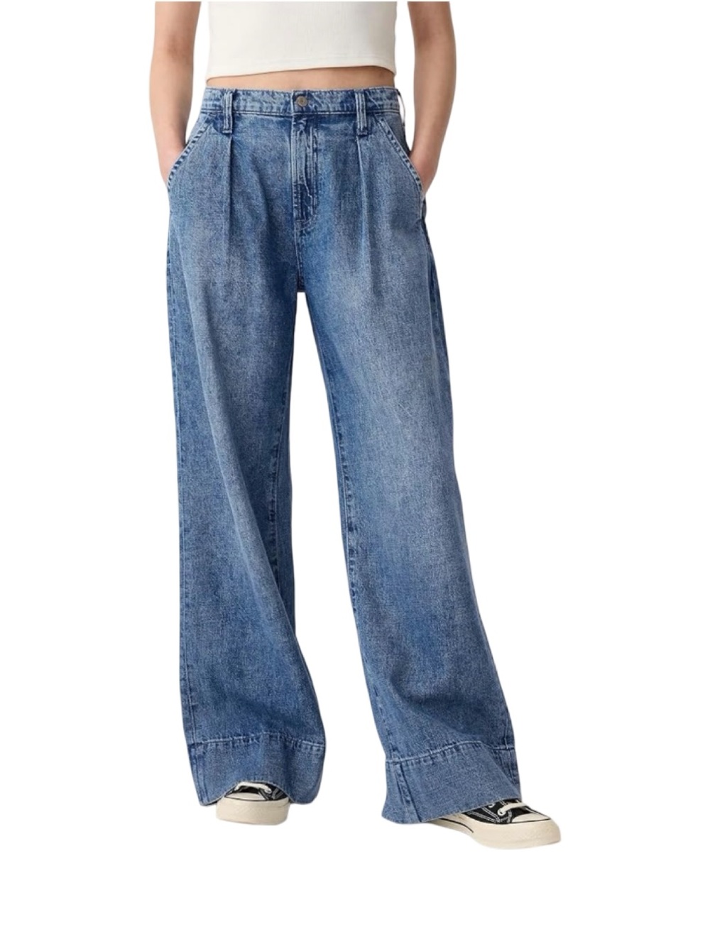 GAP Women's High Rise Wide Leg Denim Pants size 8/29